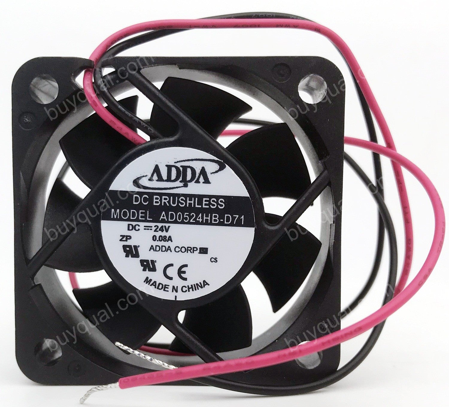 ADDA AD0524HB-D71 24V 0.08A 2wires Cooling Fan ADDA AD0524HB-D71 24V 0.08A 2wires Cooling Fan
